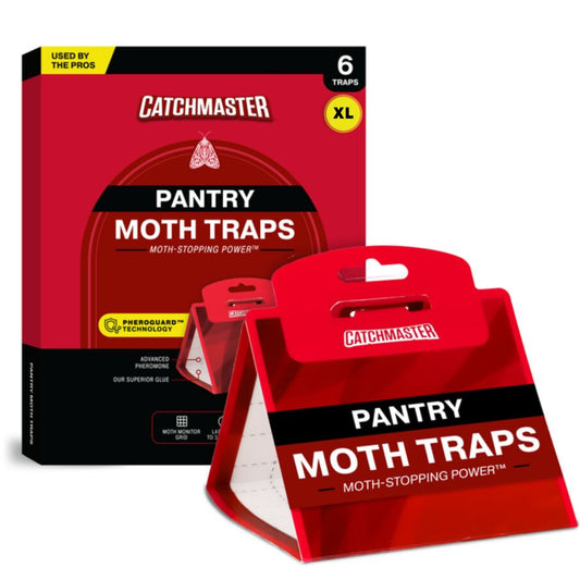 Premium Pantry Moth Traps with Patented XL - Red