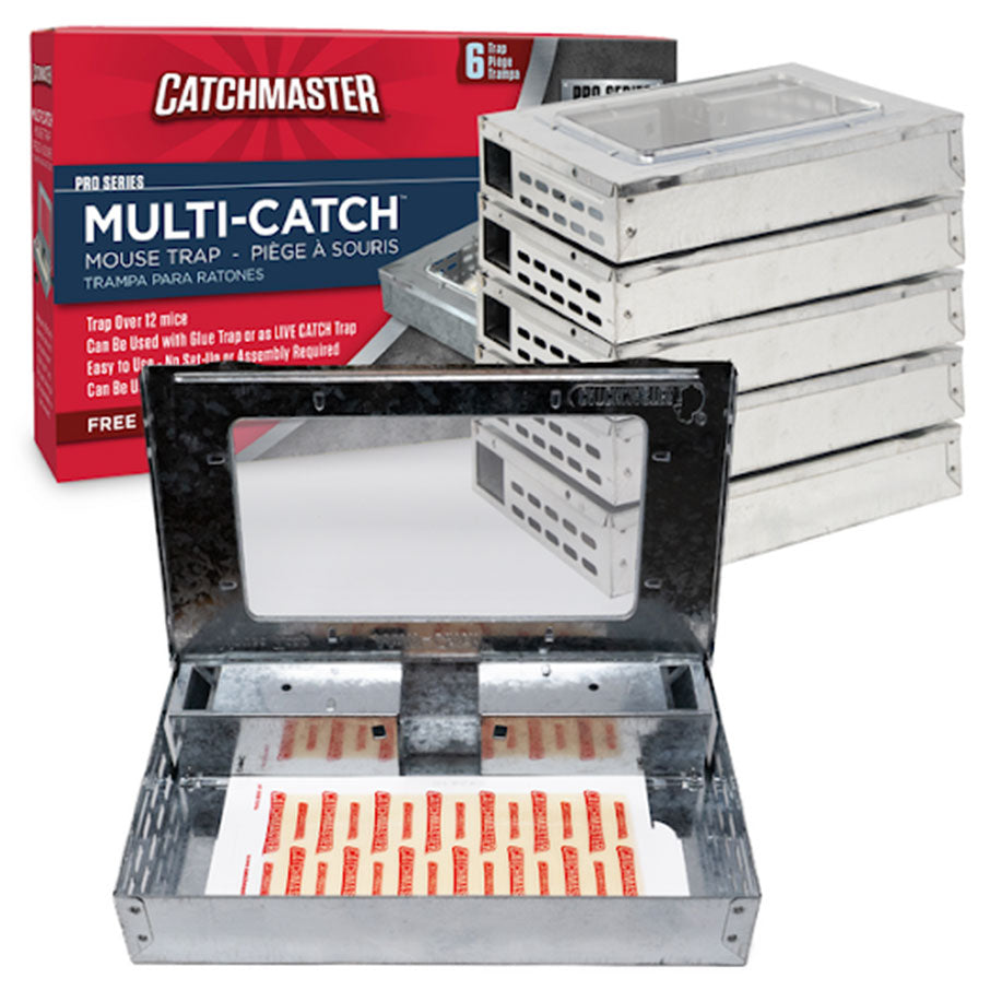 Mouse Rid Tray Mouse Glue Trays, Board Traps & Snap Traps – Catchmaster