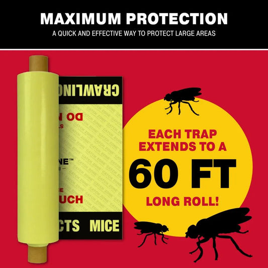 Catch Zone Pest Boundary Roll, Large Area Glue Trap