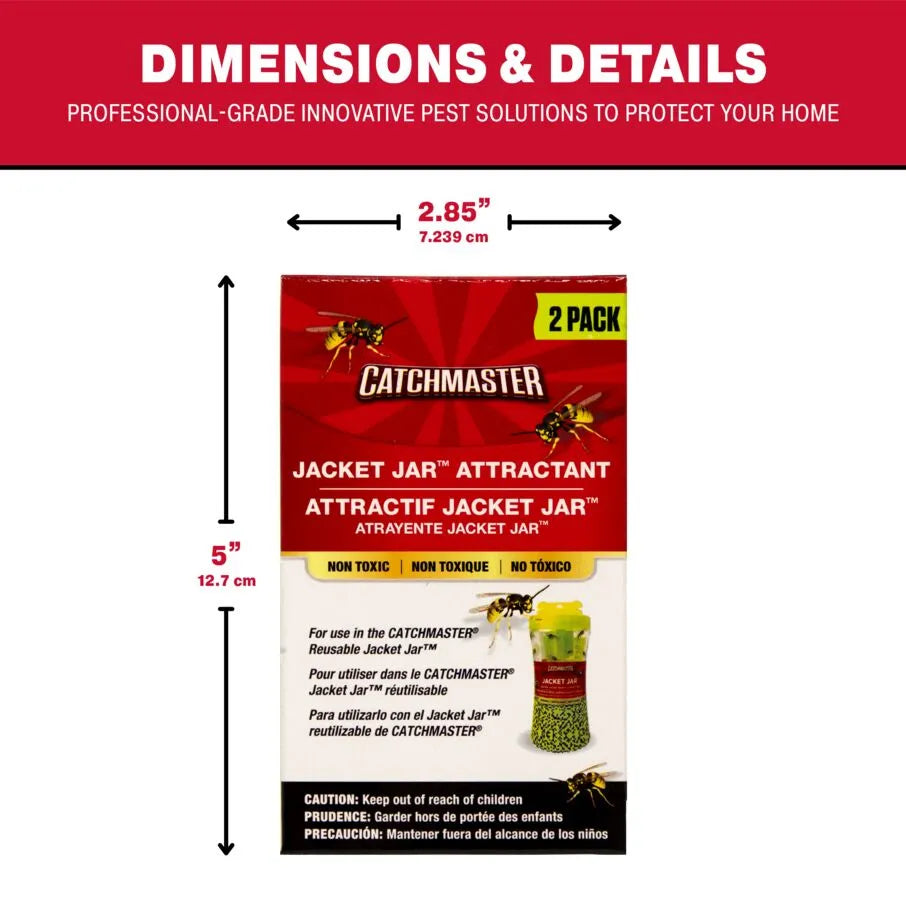 Recambios para atrayente de trampa para abejas y avispas Yellow Jacket Hornet