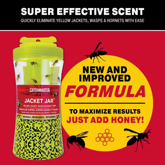 Yellow Jacket Hornet Bee & Wasp Jar Traps