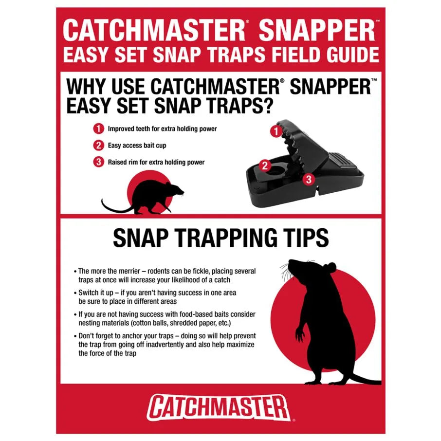 Snapper Quick Set Reusable Snap Traps Catchmaster