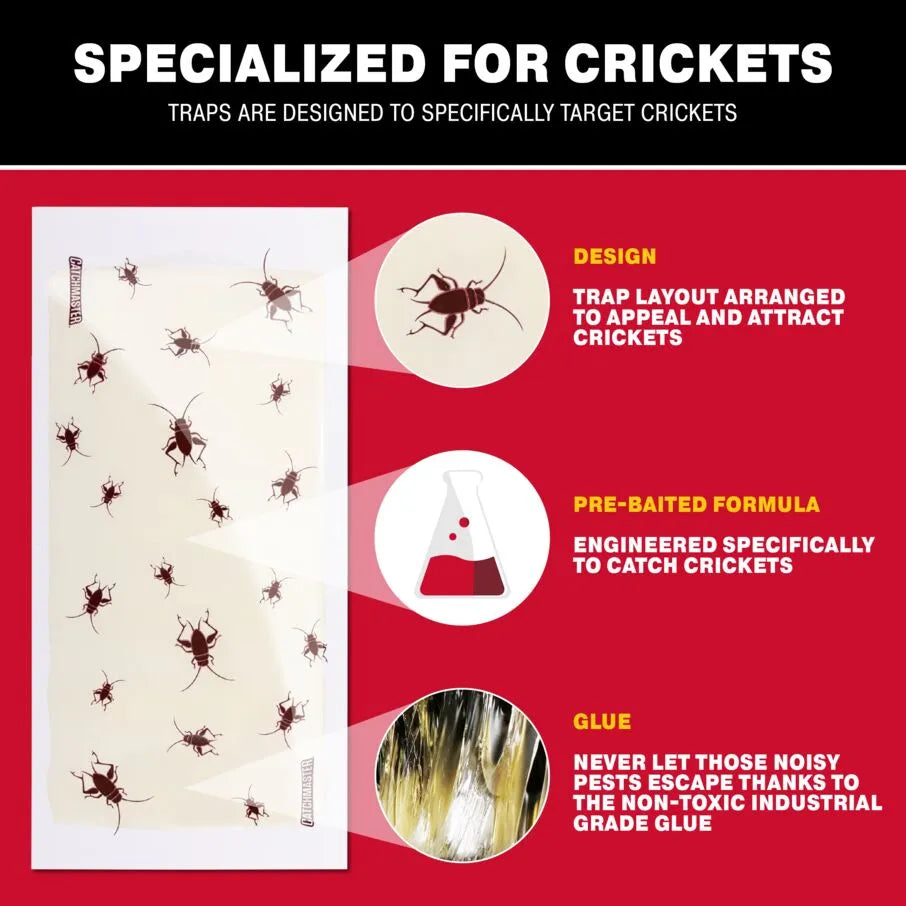 CricketXL Cricket Patterned Glue Board Traps