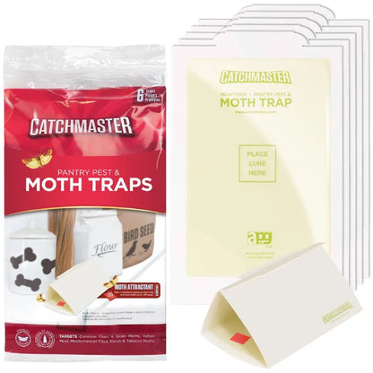 Pantry Pest and Moth Glue Board Traps With Pheromones