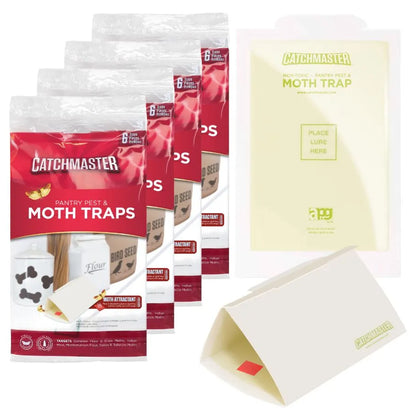 Pantry Pest and Moth Glue Board Traps With Pheromones