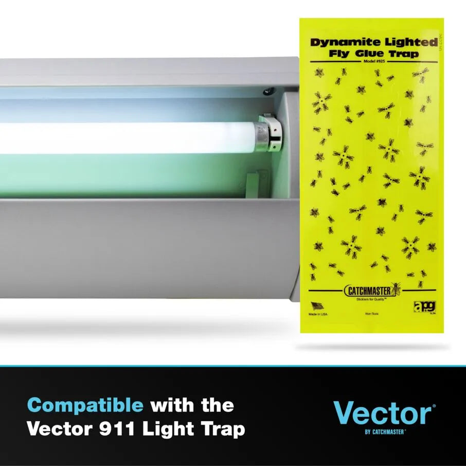 Vector #911 Reemplazos de tableros de pegamento para trampas de luz
