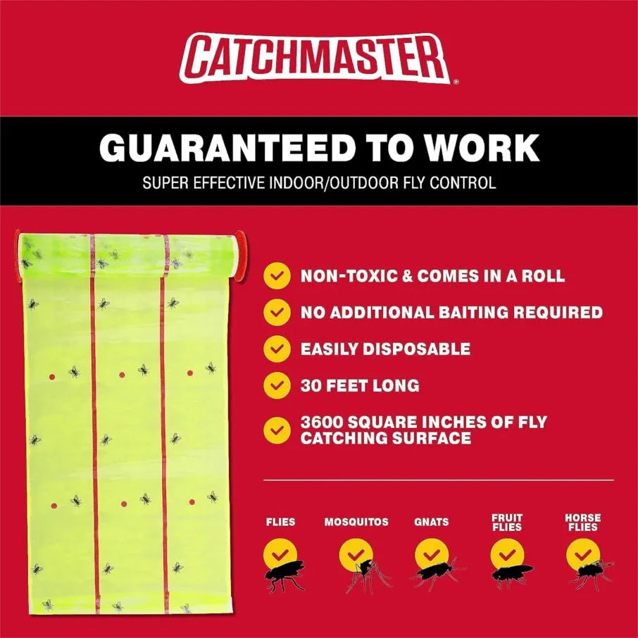 Giant Fly Glue Strip Traps Catchmaster