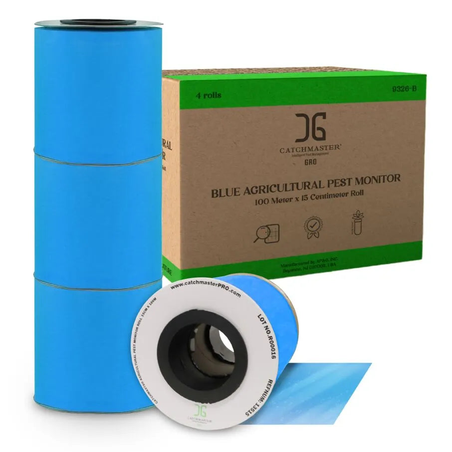 Rollos Ag azules de doble cara de 6" x 328'