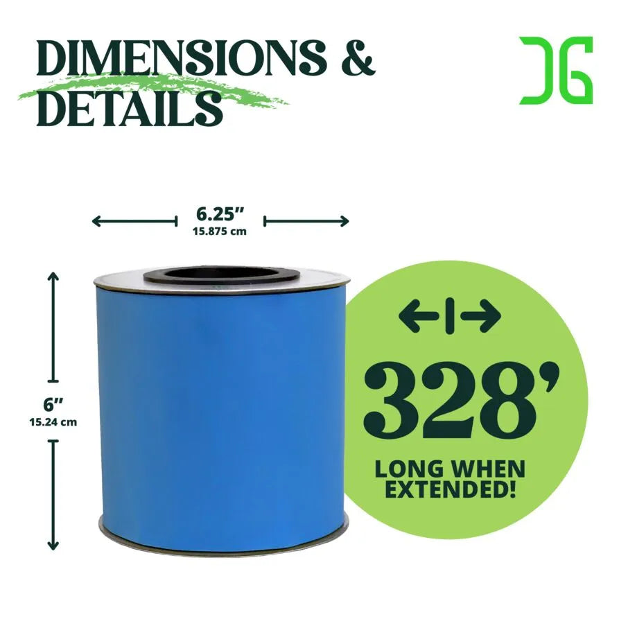 6" x 328' Double-Sided Blue Ag Rolls