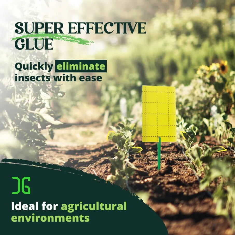 Double-Sided Yellow Sticky Card Insect Trap