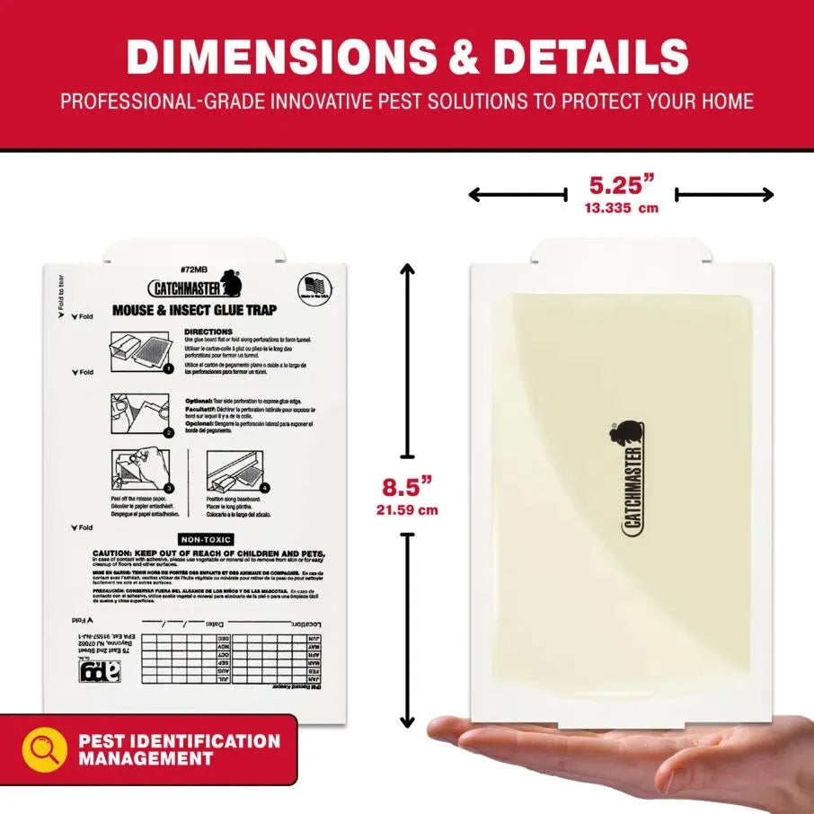 Catchmaster 72TC Glue Boards - box (72 glue boards) - Best Pest