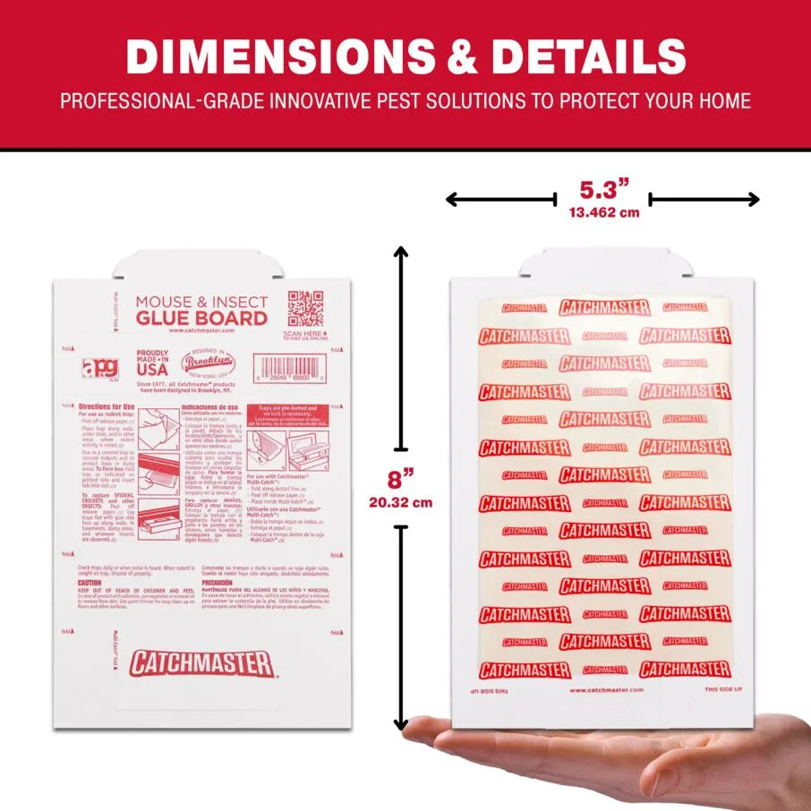 Pro-Strength Mouse & Insect Glue Board Traps