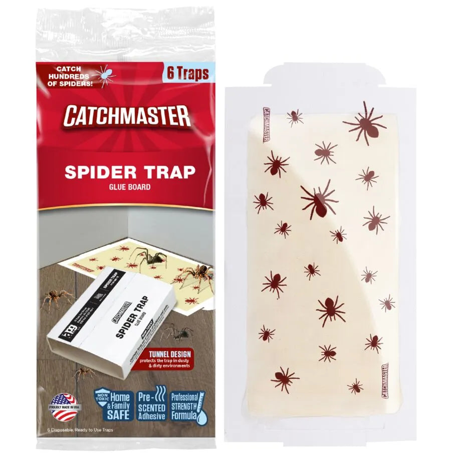 Spider Patterned Glue Board Traps