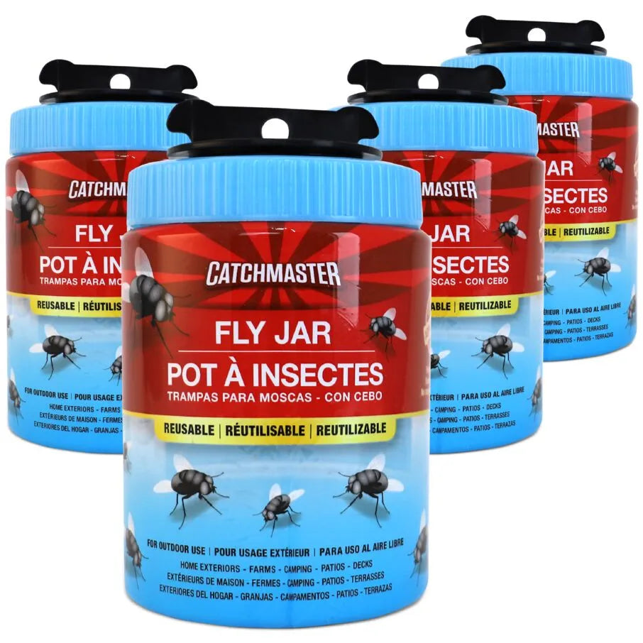 Trampas reutilizables para moscas