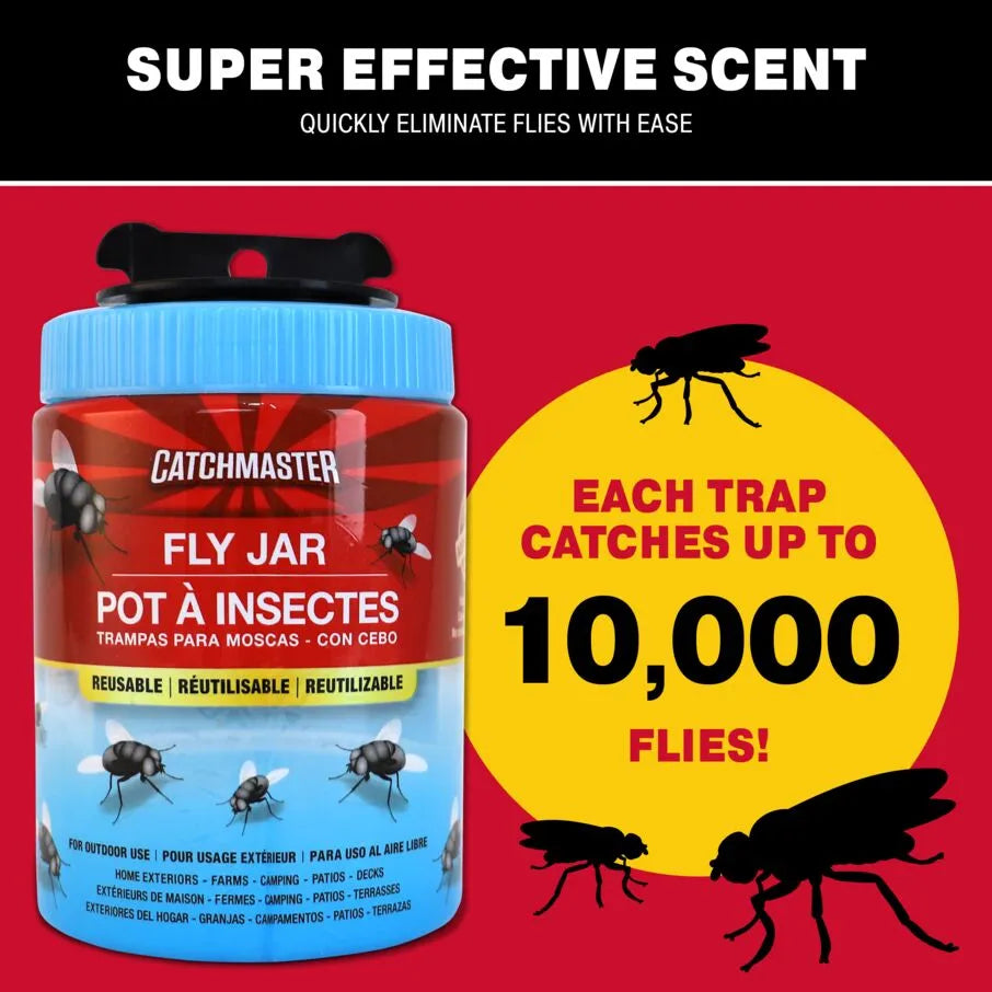 Reusable Trap Fly Jar 2 Count