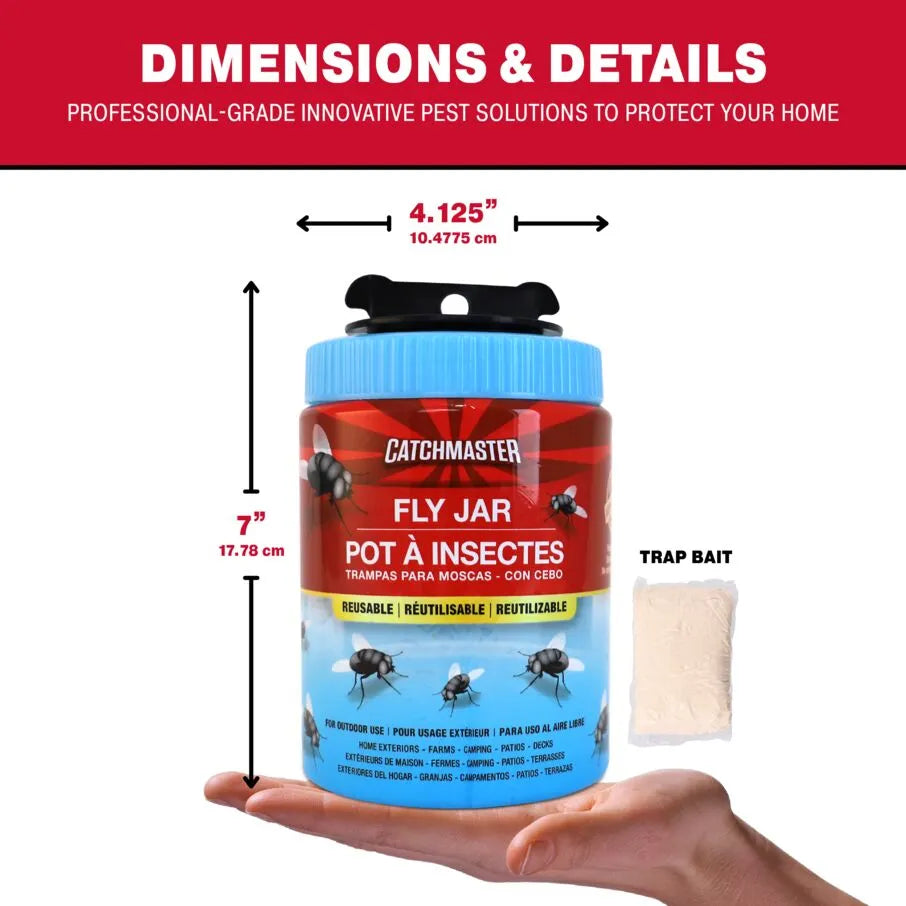 Reusable Fly Jar Traps Catchmaster