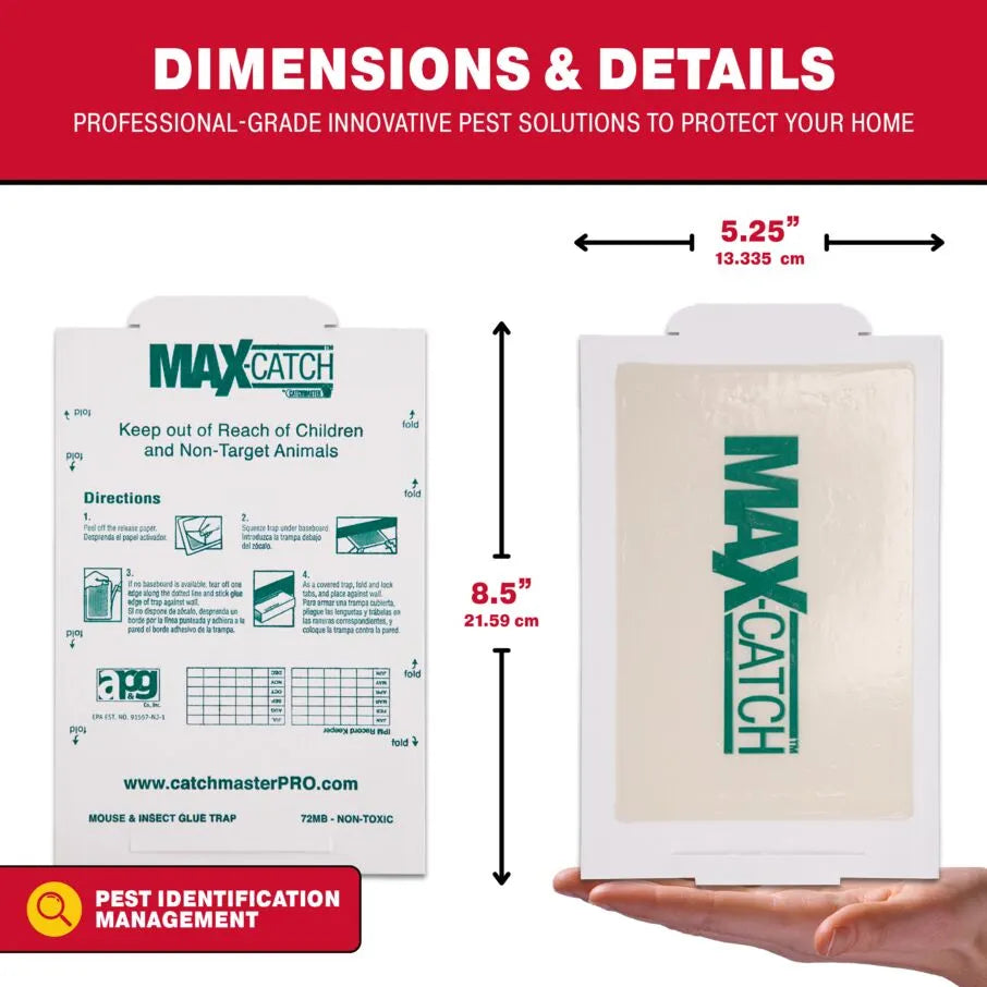 Max Catch Glue Board Traps - Unscented