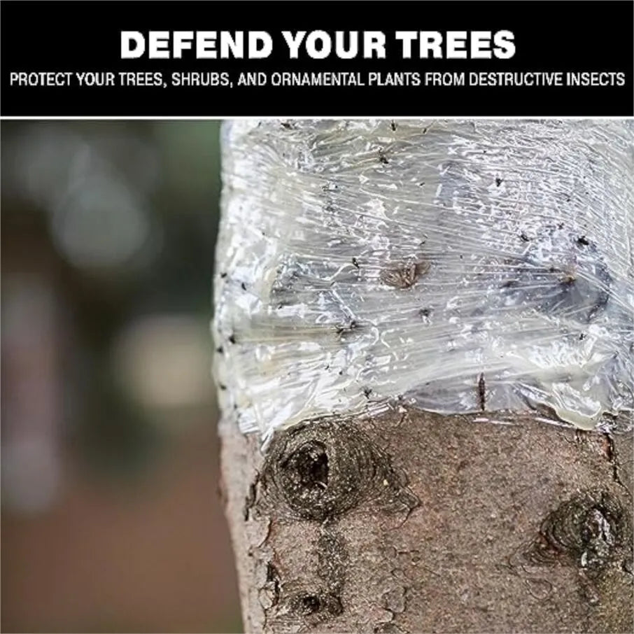 Kit complet de barrière adhésive anti-insectes DIY pour bandes d'arbres