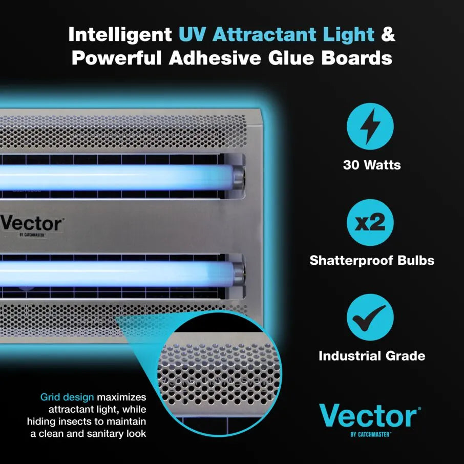 Piège à mouches à lumière UV Vector 30