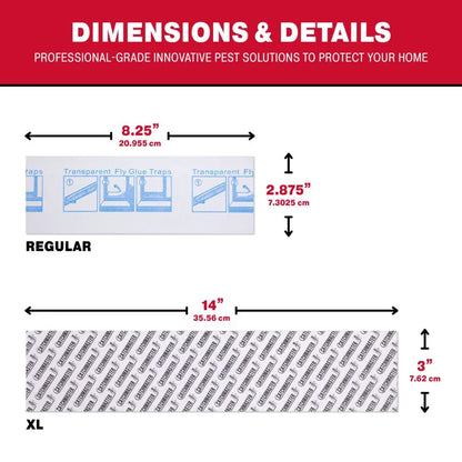 Bug and Fly Clear Window Strip Traps