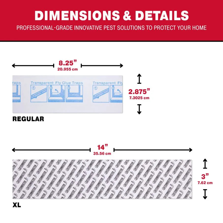 Fly Window Strip Traps 48 Traps