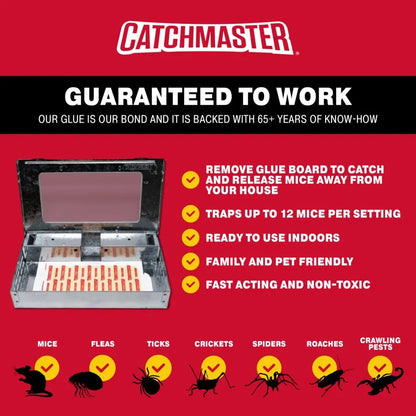 Pro Series Multicatch Metal Case and Glue Boards No Count Sticker Product Details Pest