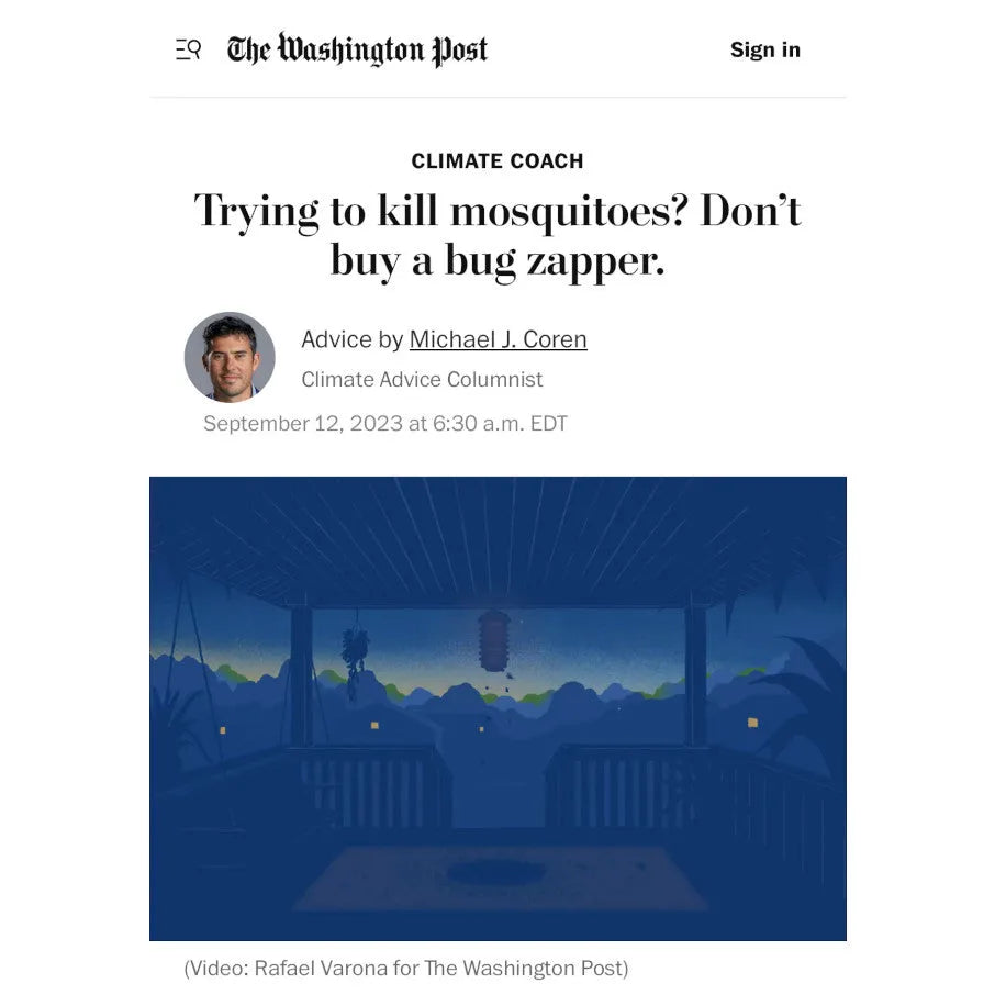 Mosquito trap suggestions - Water jars highlighted in Washington Post